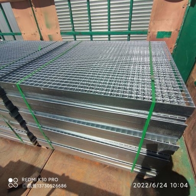 প্ল্যাটফর্ম Q235 কার্বন গ্যালভানাইজড স্টিল গ্রেটিং কাস্টমাইজড বিশেষ আকৃতির