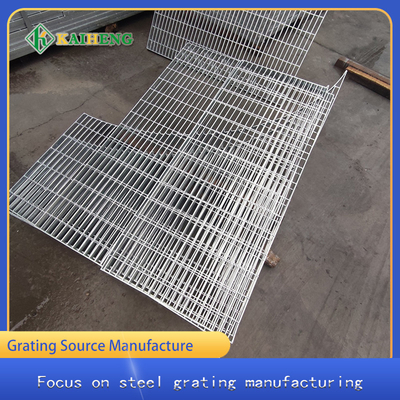 ওয়াকওয়ে 12 &quot;X 24&quot; X 1.5&quot; ফ্যাক্টরি কাস্টমাইজডের জন্য হট ডিপ গ্যালভানাইজড স্টিল গ্রেটিং